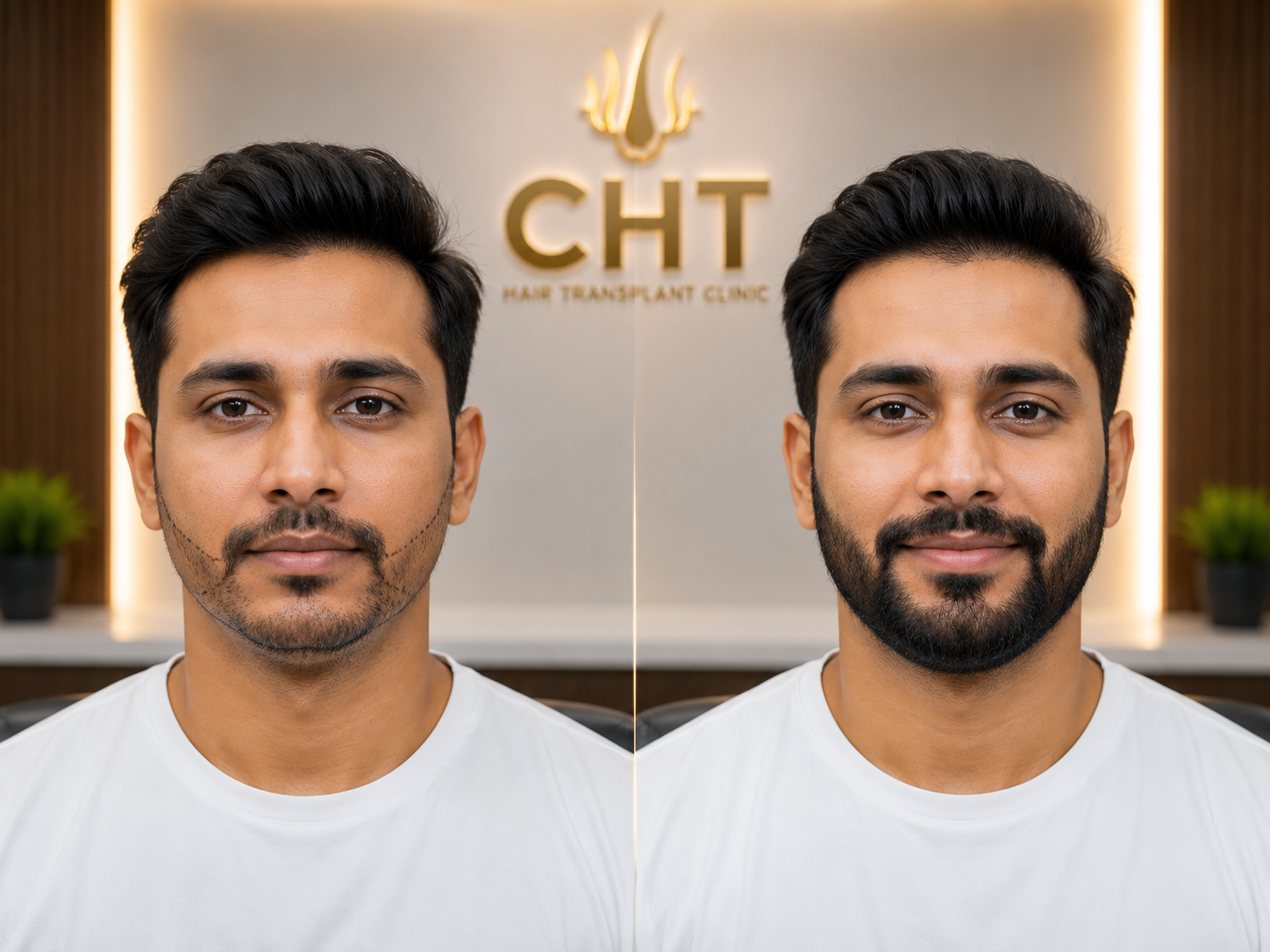 Beard transplant result 3